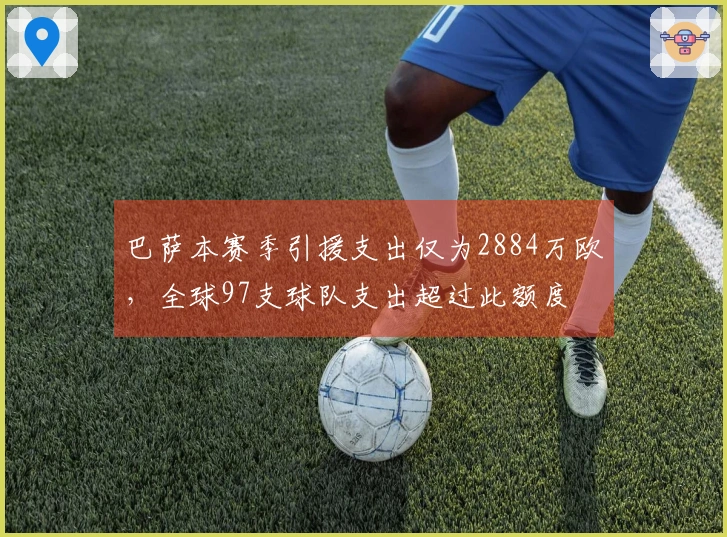 巴萨本赛季引援支出仅为2884万欧，全球97支球队支出超过此额度